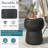 Patio Accent Table With Crack Process-870954098