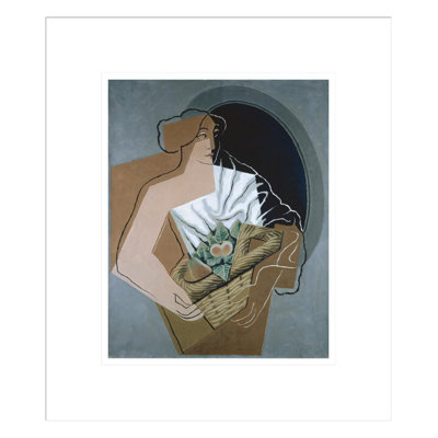 The Woman with the Basket by Juan Gris -Framed Giclee Print