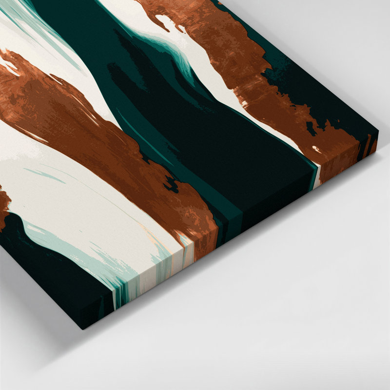 Art abstrait sur toile abstraite 65, H 12 po x l 12 po