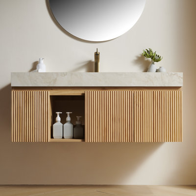 Ensemble de meuble-lavabo et de lavabo de salle de bain Eiden