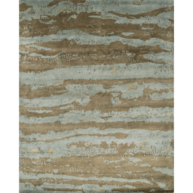 Hermitage Abstract Indoor Rug, Square 1'6" x 1'6"