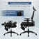 Makenzie Ergonomic Mesh Task Chair with Headrest and Foldable Backrest