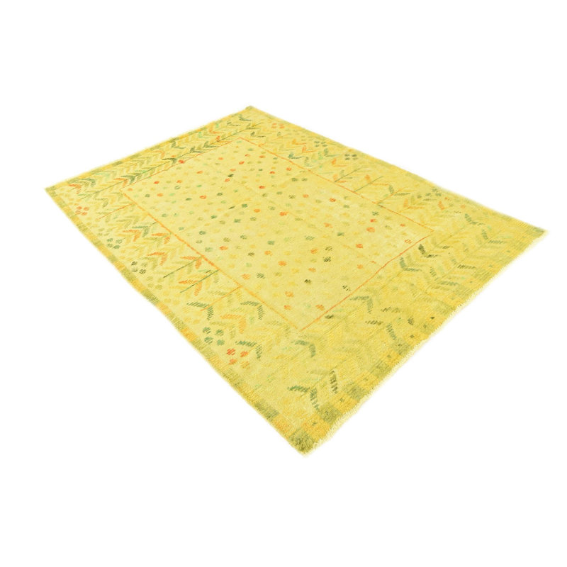 Tapis jaune 5 x 8 Porcaro
