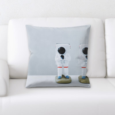 Microsuede Reversible Throw Pillow