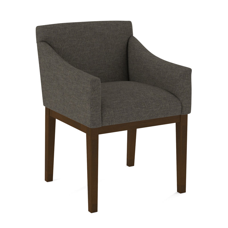 Upholstered Arm Chair, Applause Bray, Pecan