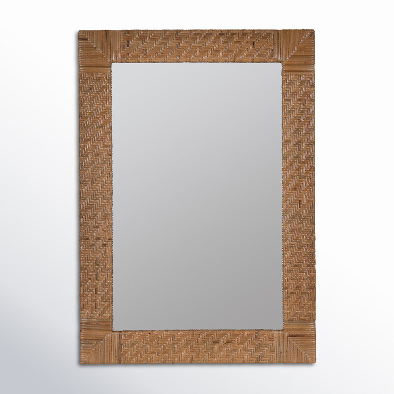 Prudence Rattan Rectangle Mirror