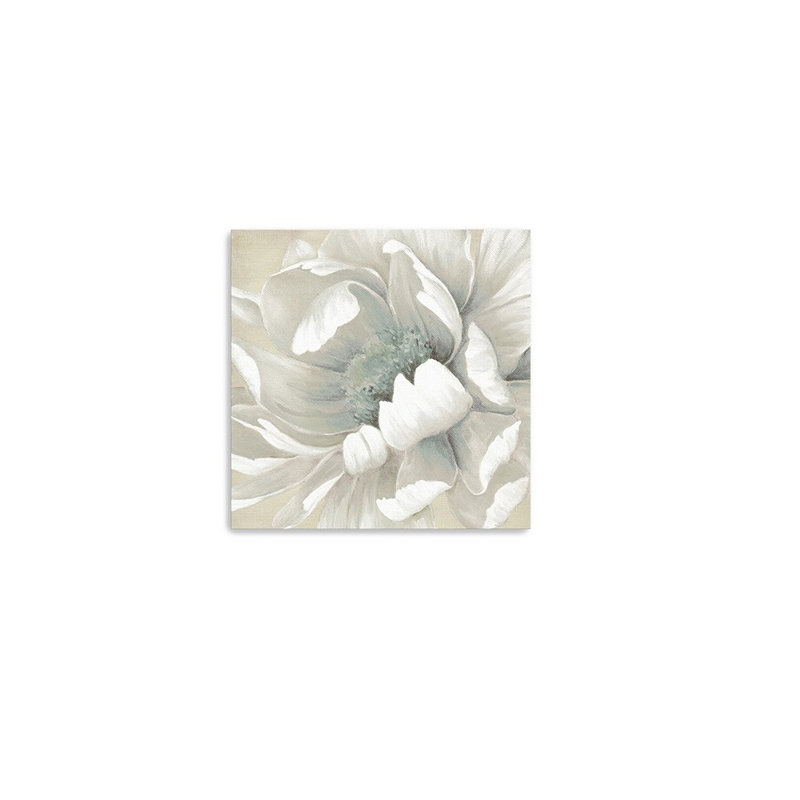 «Soft Winter Flower In Bloom», impression murale sans cadre