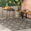 Tapis intérieur / extérieur gris anthracite Kaitlynmarie-203741452