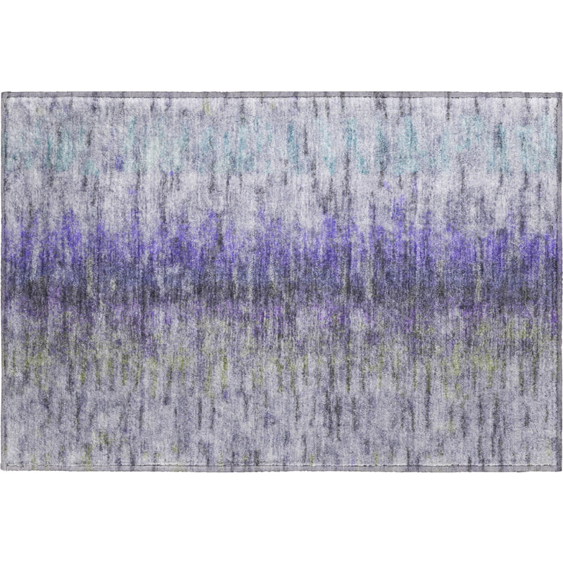 Tapis décontracté de qualité supérieure Mayfield AMF2319, 1 pi 8 po x 2 pi 6 po, Mauve