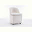 20.87"W Chenille Fabric Dining Chairs With Universal Wheels-115950399