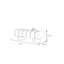 Banc rembourré en tissu Safron-1756781759