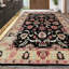 Wool Oriental Area Rug in Black