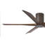 Irene Flushmount Light Kit 5 Blade LED Ceiling Fan-400583225-400726665-326228188