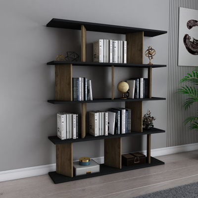 Liley-Rose 141cm H x 120cm W Standard Bookcase