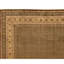 Hand Knotted Wool Area Rug in Olive Green And Gold
