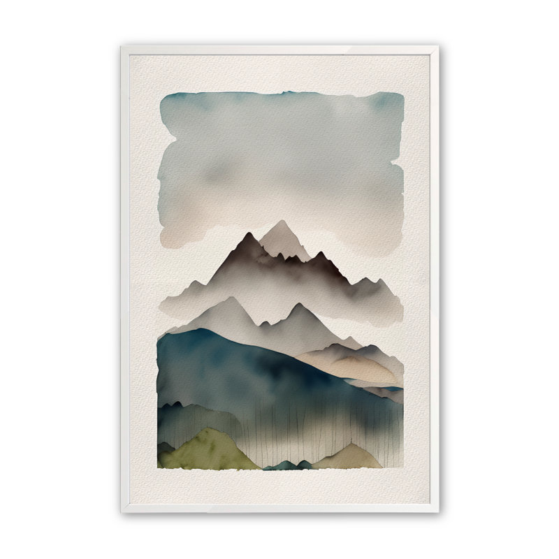 Ensemble de 3 pièces encadrées sur papier Mystique Forest, H 25,5 po x l 19,5 po x P 1 po, Blanc opaque