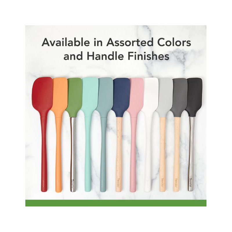 Tovolo Flex-Core Mini Spat Spoon Wood Handle Pink Sorbet