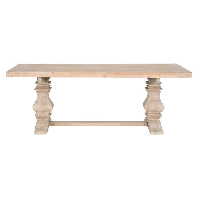 Montsoreau Extendable Pine Round Solid Wood Dining Table