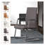 Chaise de bureau rembourrée en cuir Aleen-1219390931