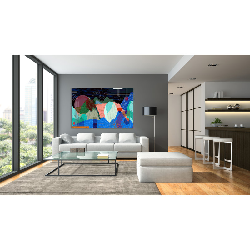 Our Land 656 - Impression sur toile tendue, H 12 po x l 18 po x P 1,5 po