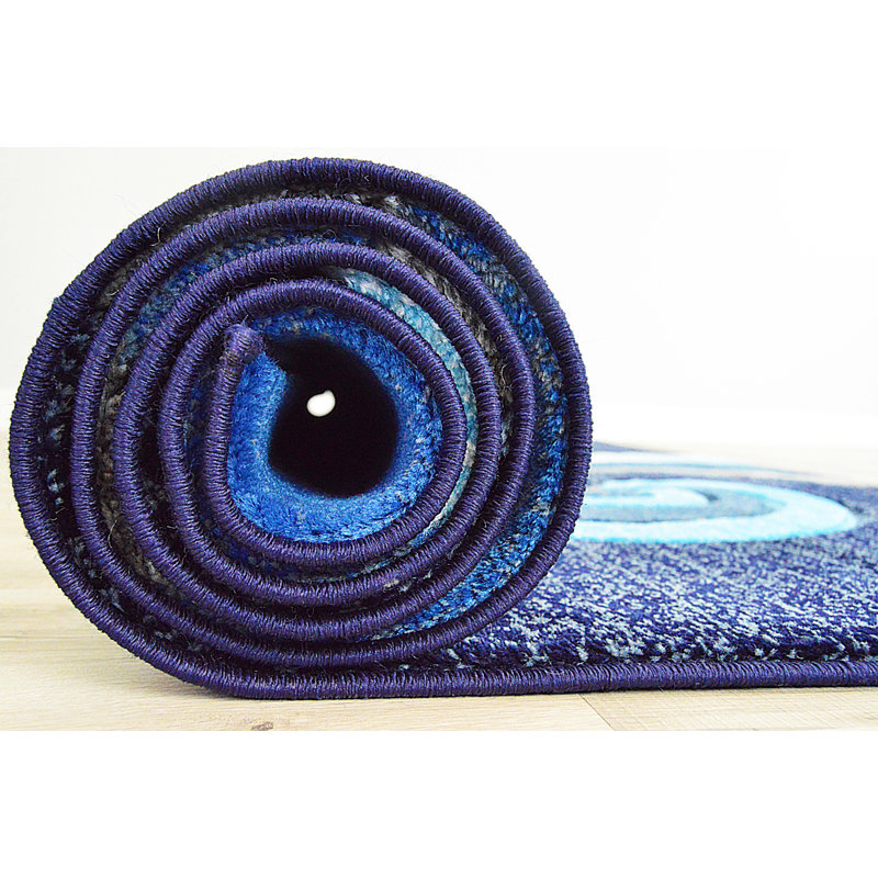 Mccampbell Performance Abstract Indoor Rug, Rectangle 8' x 11'