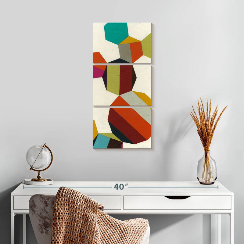 Poly-Rhythmic III, 27" H x 12" W