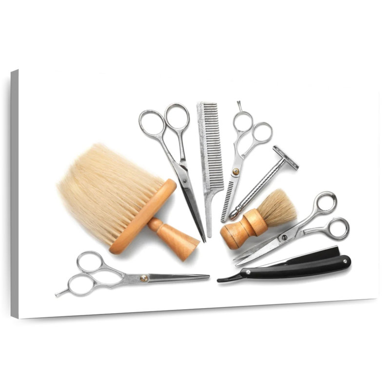 Shuttleworth Barber Set, 30" H x 45" W