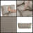 Taupe Corduroy Fabric Swivel Glider Recliner Accent Chair for Living Room - Modern Motion Furniture with Lumbar Pillows-1254249542