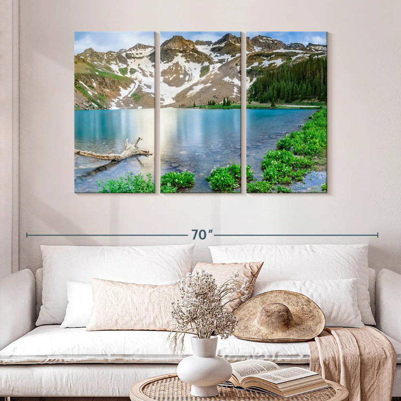 Alvord Blue Lakeside Mountains, H 32 po x l 50 po
