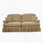 Elegant Mid Century Sofa Couch With Flared Arms, Removable Ruffles, And Spindle Legs, Ideal For Comfy Living Room Seating-1022385490-1022385488