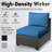 Pre-Assembled Chairs, 12-Person Patio Furniture Set Rattan Outdoor Sectional Conversation Sofa Seating Group With Propane Fire Pit Table-1782502744-1808333126