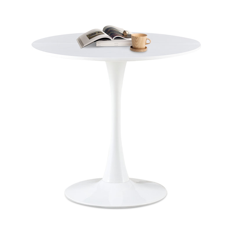 Severine 4 - Person Dining Set, White, White, Grey