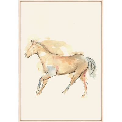 Tan Rider 2 Print by Giselle Kelly