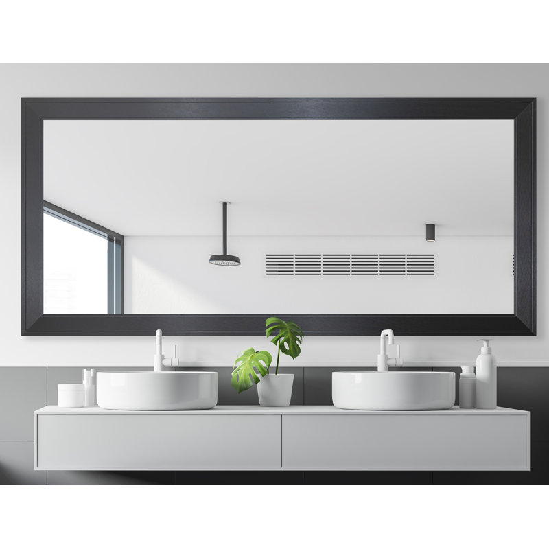 Verene Engineered Wood Flat Wall Mirror, 39" x 72"