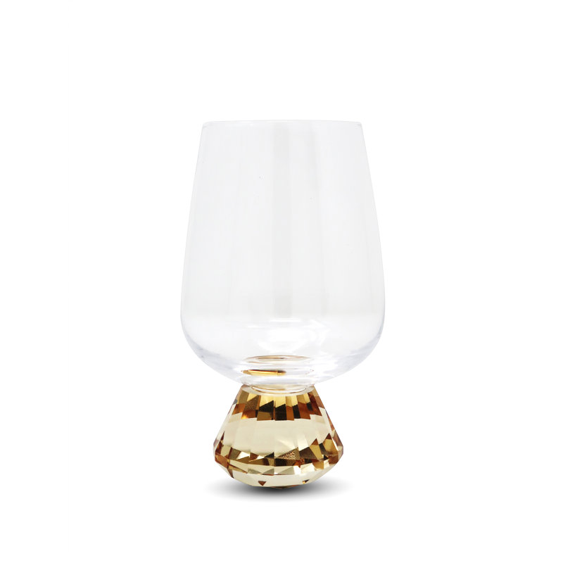 Klaske 17.5oz. Drinking Glass Set, Amber