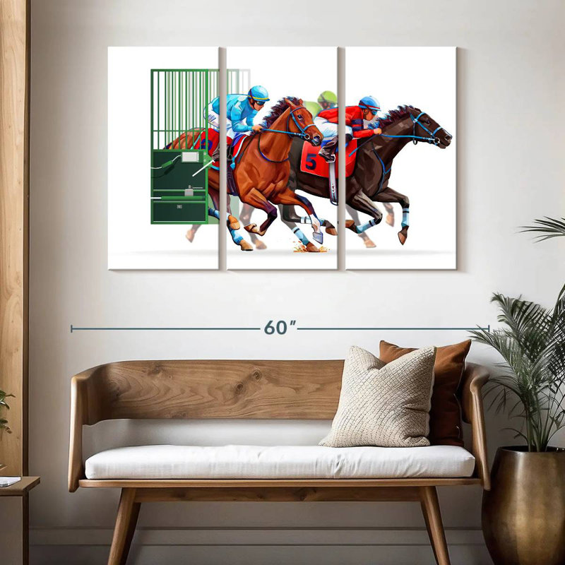 Sireci Derby, 32" H x 50" W
