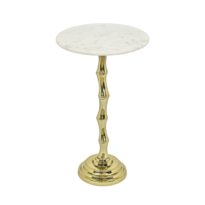 Table d'appoint dorée