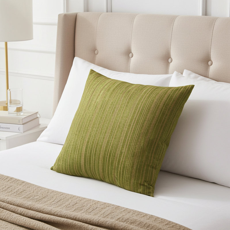 Coussin de luxe en sauge sauvages fabriqué à la main, 12 po x 20 po, Coussin lombaire
