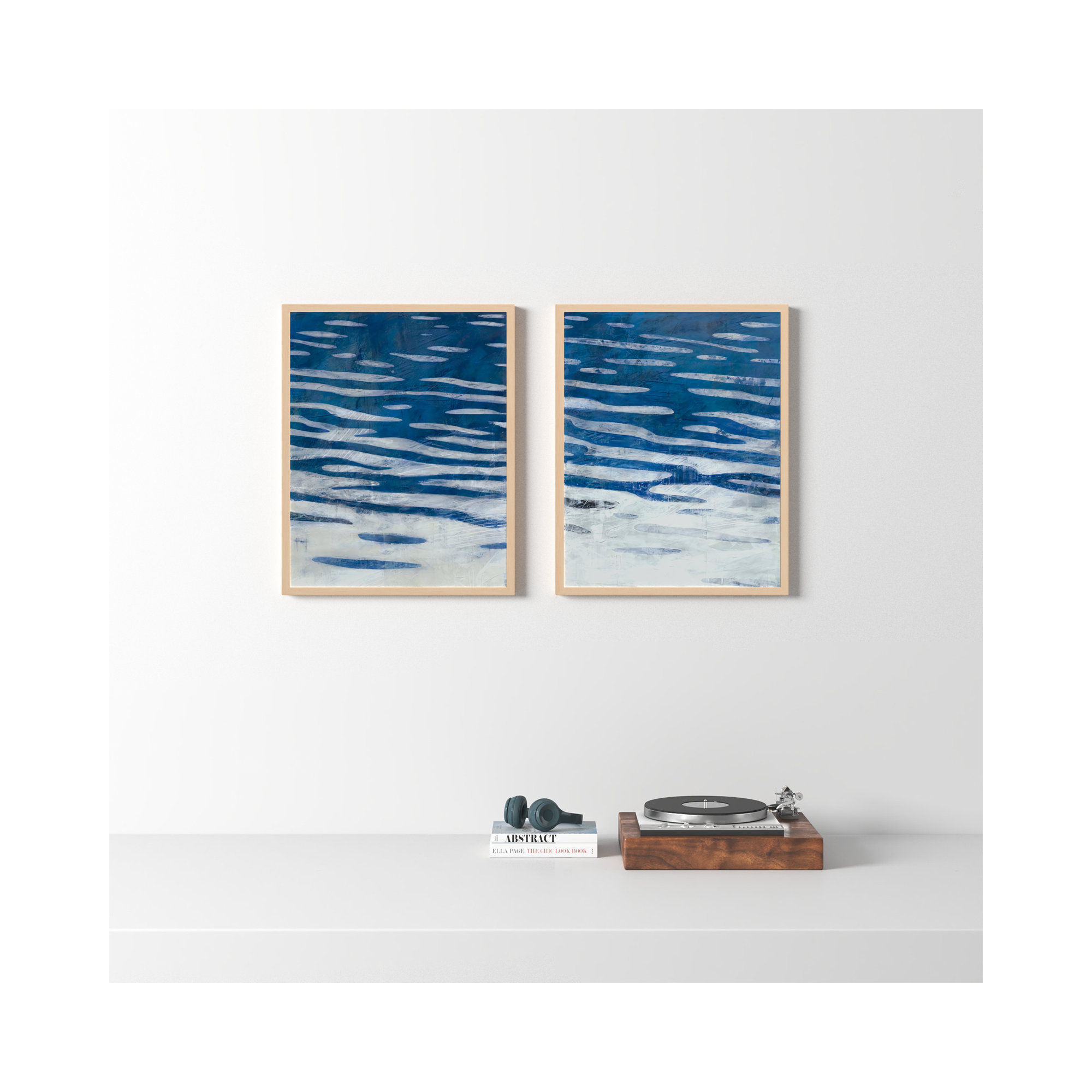 Oceanview By Ivo Stoyanov by Ivo Stoyanov, Brown Framed, 30" H x 48" W x 1.25" D