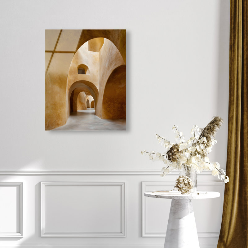 Honeyed Vaults II Print, 36"H x 30"W, High-Gloss Acrylic Print