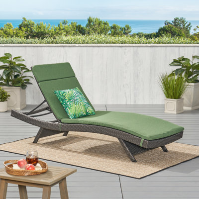 Outdoor Chaise Lounge Set , Cushion Included