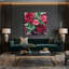 Art mural sur toile Bégonias botaniques bruns-1167764319