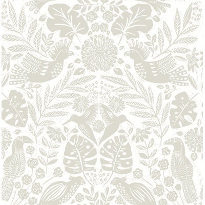 Double rouleau floral Pomona