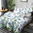 Polyester Satin Floral Duvet Cover-1195679882