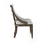 Chaise de salle à manger rembourrée avec accoudoirs (ensemble de 2)