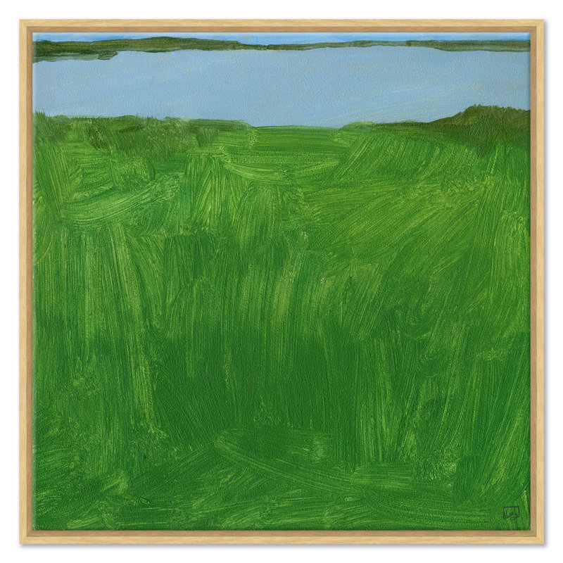 Pea Island Marsh Print, Natural, 29.5" H x 29.5" W, Canvas Print without Mat