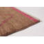 Tapis unique en laine noué à la main cuivre / bleu ciel / rose années 2010 5 pi 9 po x 8 pi 7 po Aneeqa