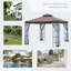3m x 3m Metal Patio Gazebo