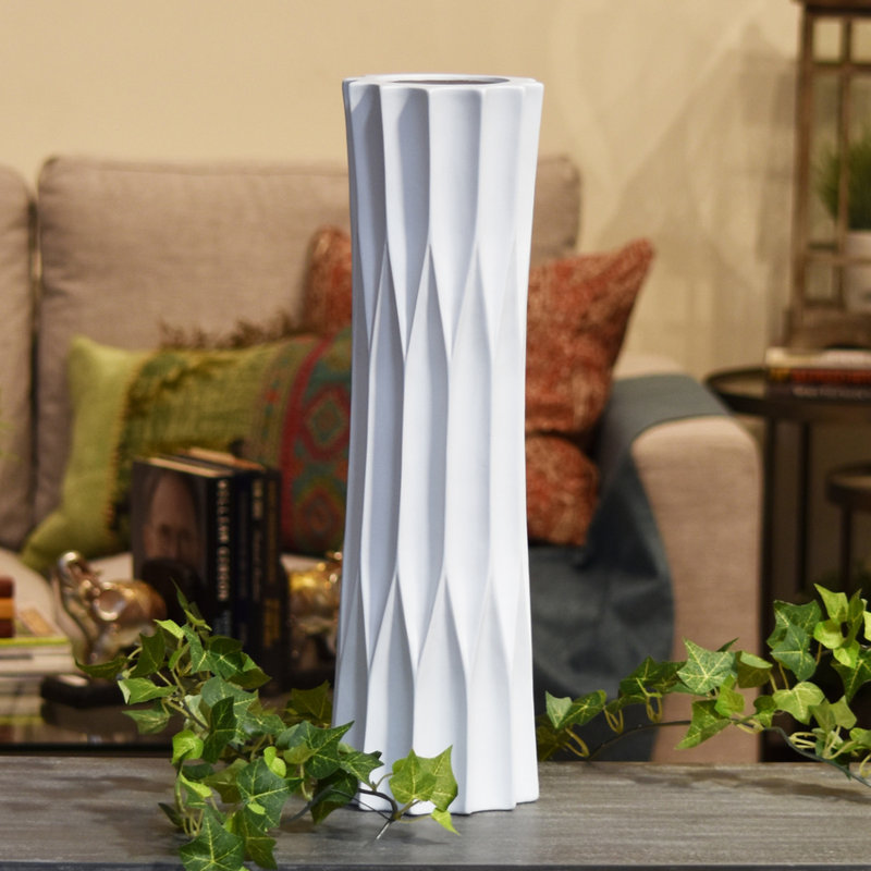 Grider Floor Vase 1, 18" H x 5.25" W x 5.25" D
