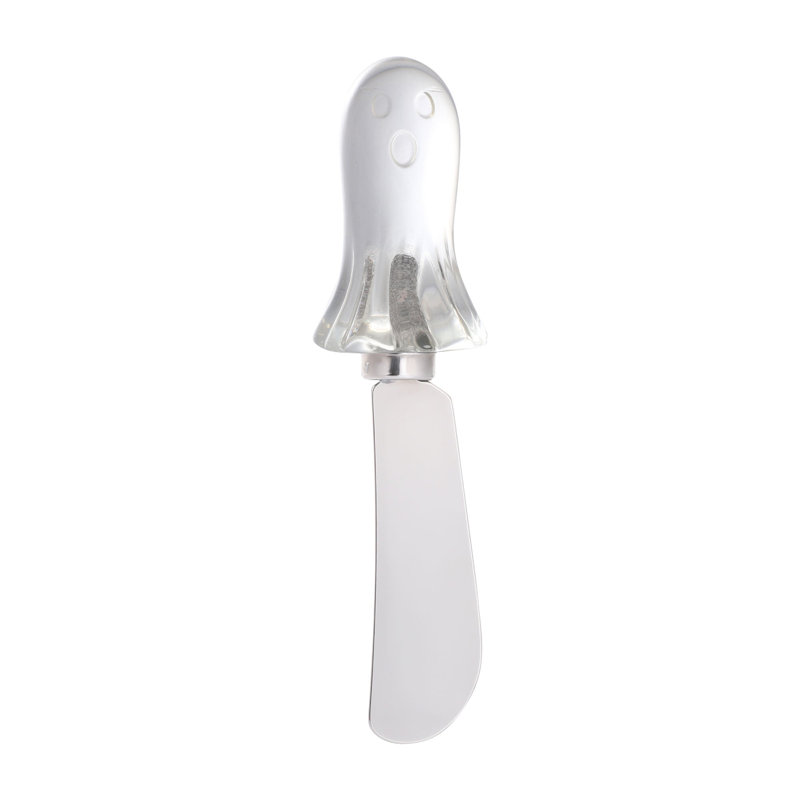 Ghost Transparent Polyresin Cheese Spreader, S4